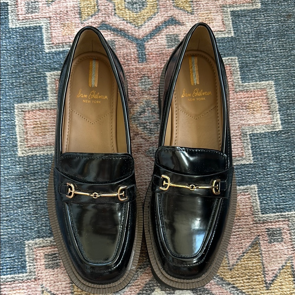 Sam Edelman Black Loafers for Women sz 7.5